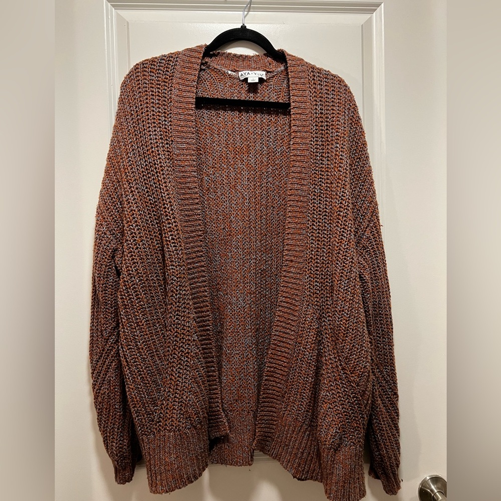 Ava & Vic - Multicolored Open Cardigan - image 1